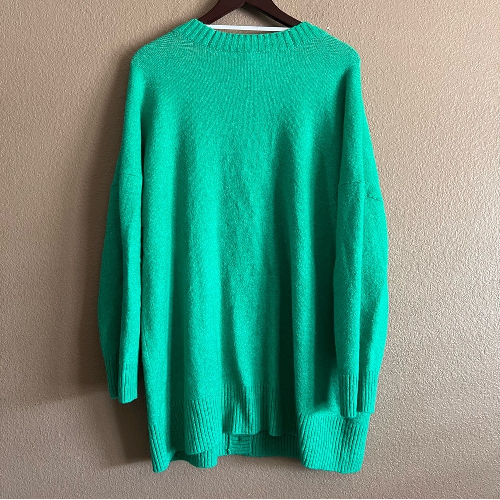 Torrid Green Boyfriend Cardigan Sweater Size 2 - Picture 7 of 10
